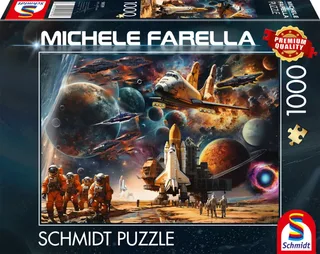 Puzzle Fascination de l'Espace : Vers de Lointaines Galaxies - 1000 pièces de Schmidt Spiele – boîte 2 sur 2