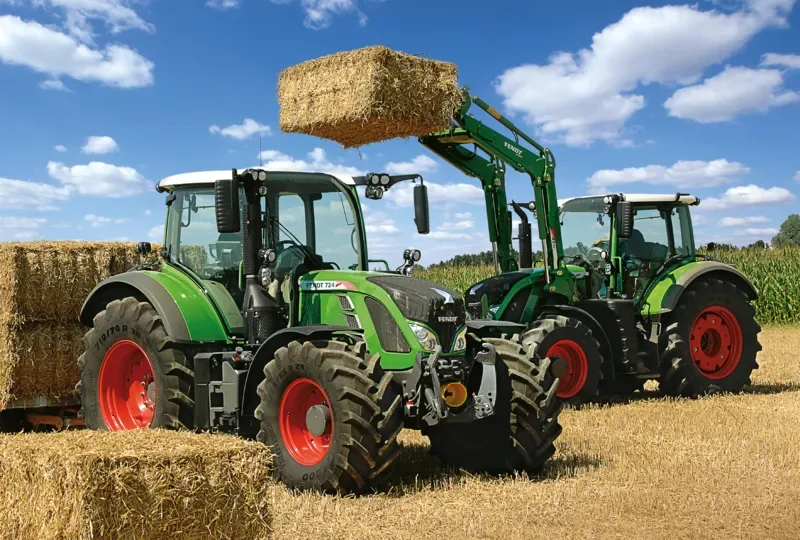 Puzzle Fendt Vario 724 und 716 - 100 à 149 pièces de Schmidt Spiele – boîte 1 sur 2