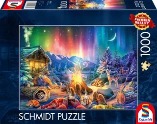 Puzzle Feu de Camp sous les Étoiles - 1000 pièces van Schmidt Spiele – doos 2 van 2