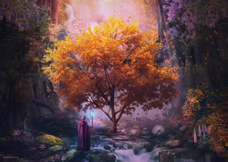 Puzzle Forêt Enchanteresse - 1000 pièces van Schmidt Spiele – doos 1 van 2