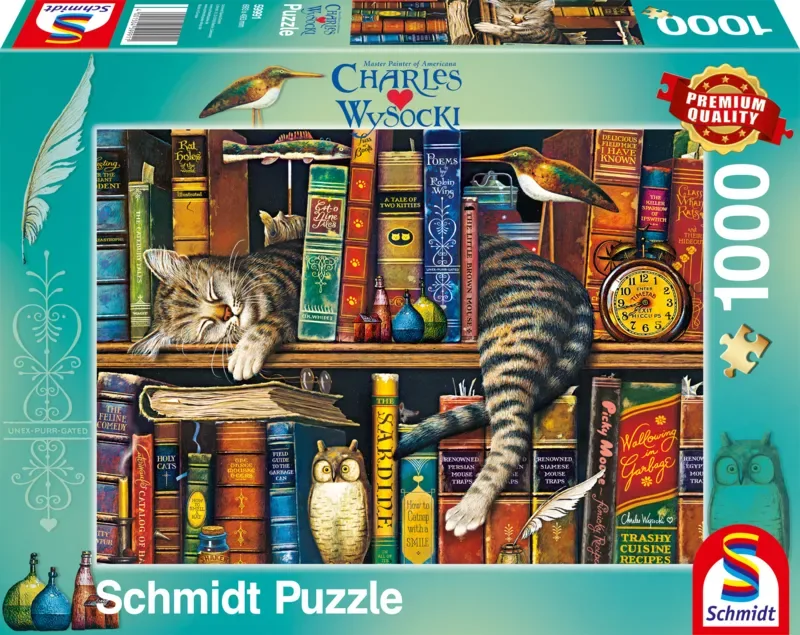 Puzzle Frédéric le Lettré - 1000 pièces de Schmidt Spiele – boîte 2 sur 2