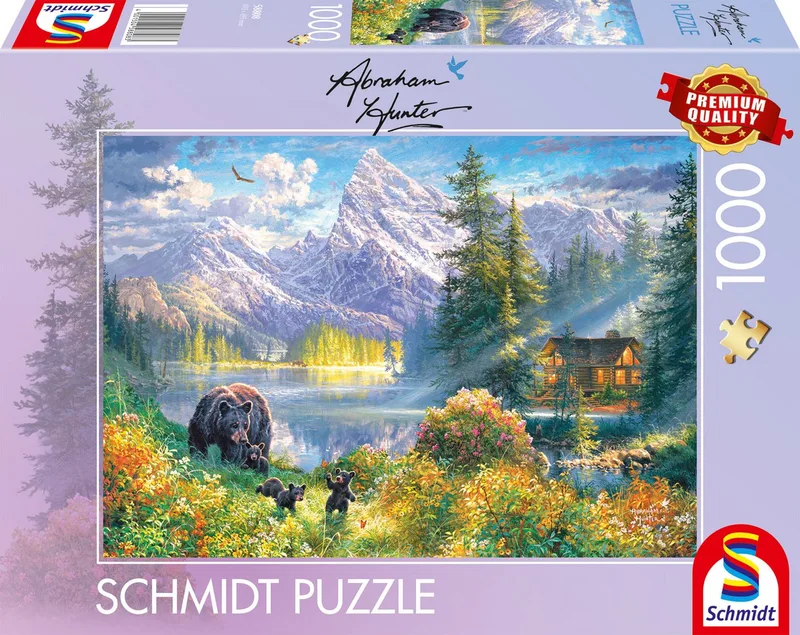 Puzzle Hochland-Idyll, 1000 Puzzleteile, Made in Germany de Schmidt Spiele, édition Multicolore – boîte 1 sur 4