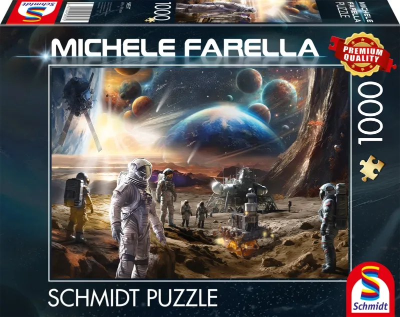 Puzzle L'Ultime Frontière : Missions Spatiales - 1000 pièces van Schmidt Spiele – doos 2 van 2