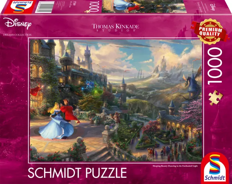Puzzle La Belle au Bois Dormant - 1000 pièces de Schmidt Spiele – boîte 2 sur 2