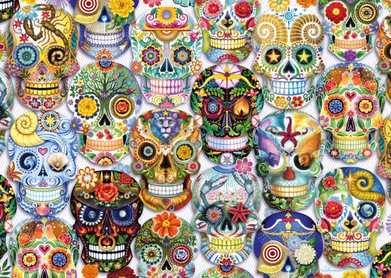 Puzzle La Catrina - 2000 pièces de Schmidt Spiele – boîte 1 sur 2