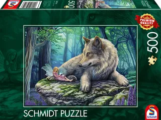 Puzzle La Fée et son Loup - 500 à 999 pièces van Schmidt Spiele – doos 2 van 2