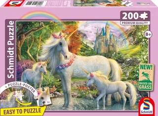 Puzzle La Licorne et ses Poulains - Posters van Schmidt Spiele – doos 2 van 2