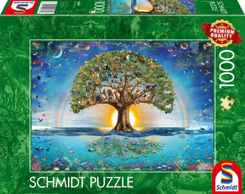 Puzzle La Magie de l'Arbre de Vie - 1000 pièces de Schmidt Spiele – boîte 2 sur 2