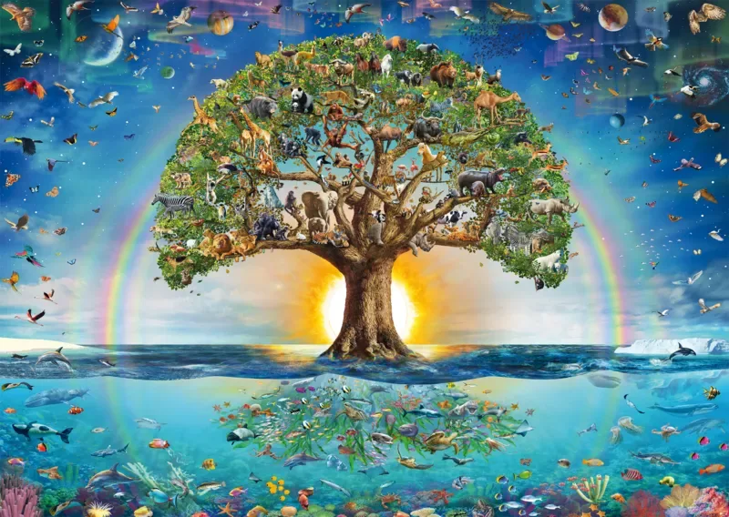 Puzzle La Magie de l'Arbre de Vie - 1000 pièces de Schmidt Spiele – boîte 1 sur 2