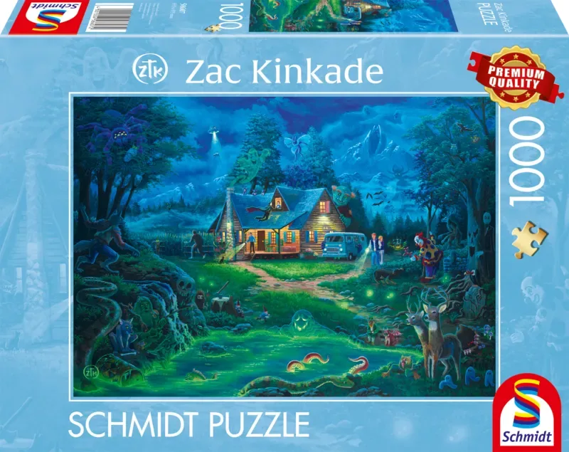 Puzzle La Maison Hantée - 1000 pièces de Schmidt Spiele – boîte 2 sur 2