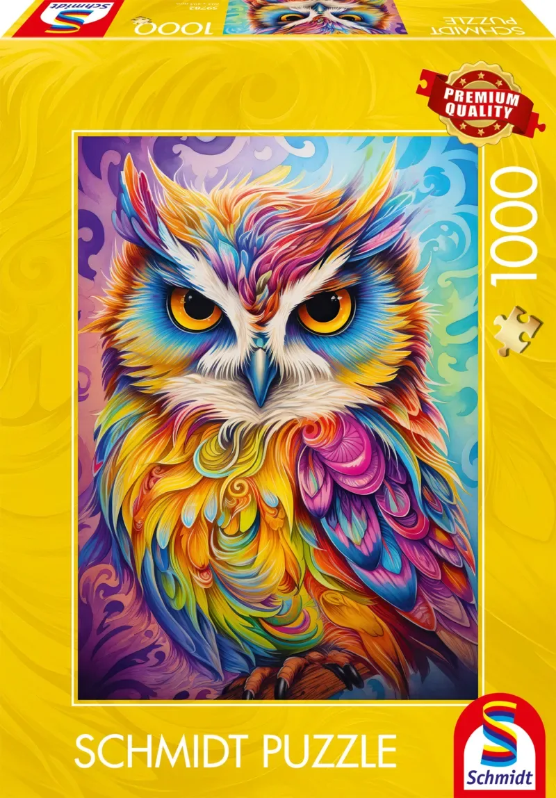 Puzzle Le Hibou Perroquet - 1000 pièces de Schmidt Spiele – boîte 2 sur 2