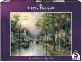 Puzzle Le Réveil du Village - 1000 pièces van Schmidt Spiele – doos 2 van 2