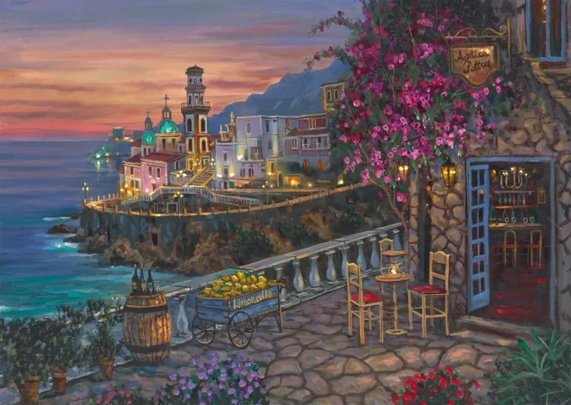 Puzzle Limoncello Atrani - 1000 pièces van Schmidt Spiele – doos
