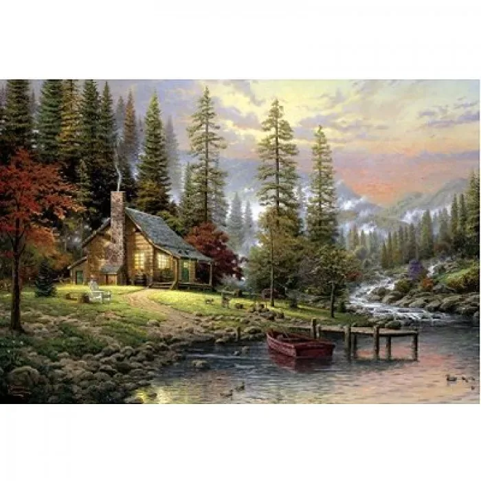 Puzzle Maison de Montagne - 500 à 999 pièces van Schmidt Spiele – doos
