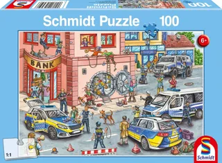 Puzzle Opération de Police - 100 à 149 pièces de Schmidt Spiele – boîte 2 sur 2