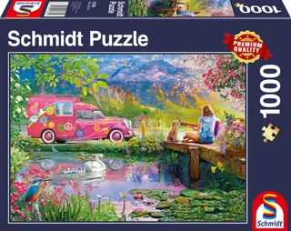 Puzzle Paix sur la Terre - 1000 pièces van Schmidt Spiele – doos 2 van 2