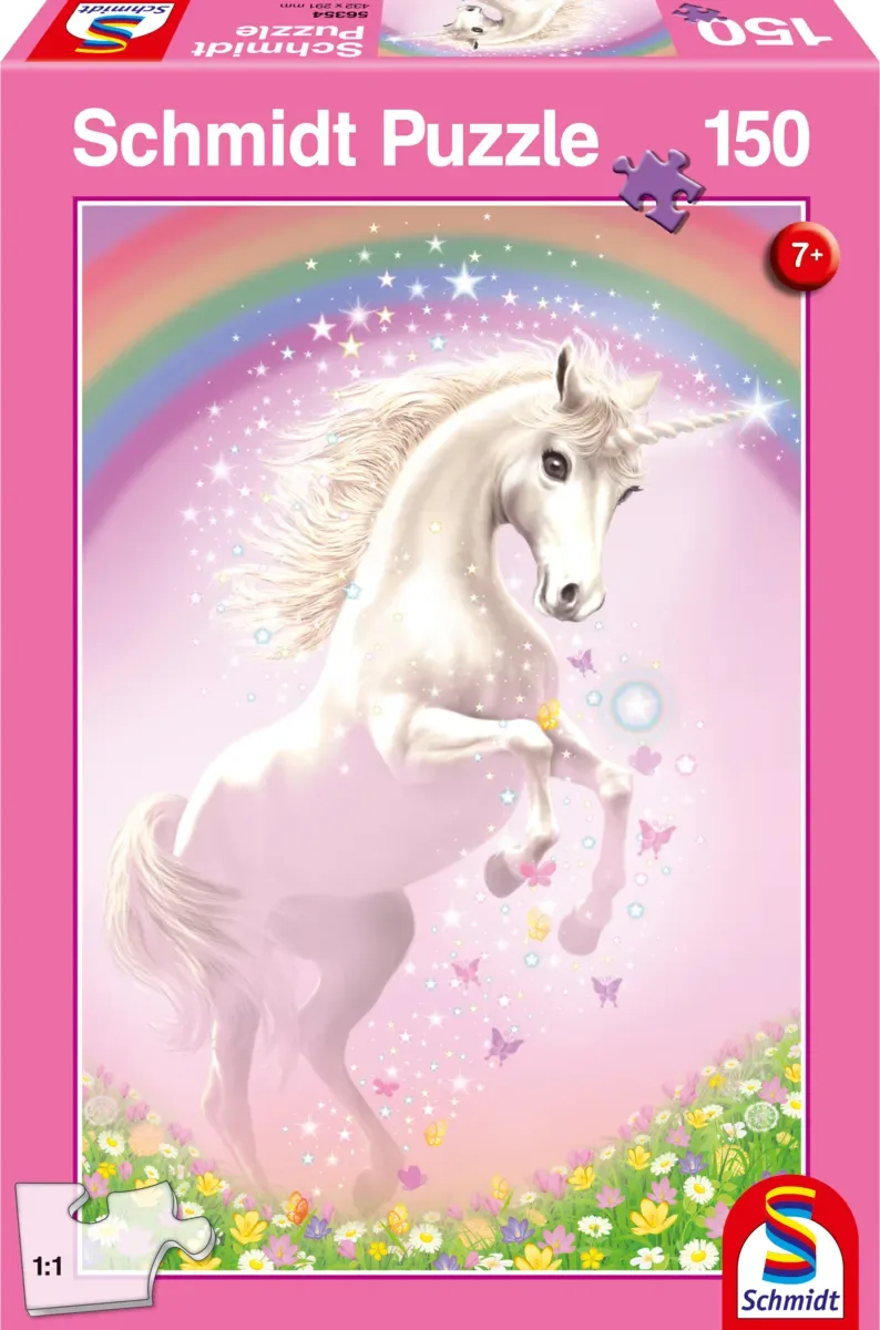 Puzzle Pink Unicorn - 150 à 199 pièces van Schmidt Spiele – doos 2 van 2