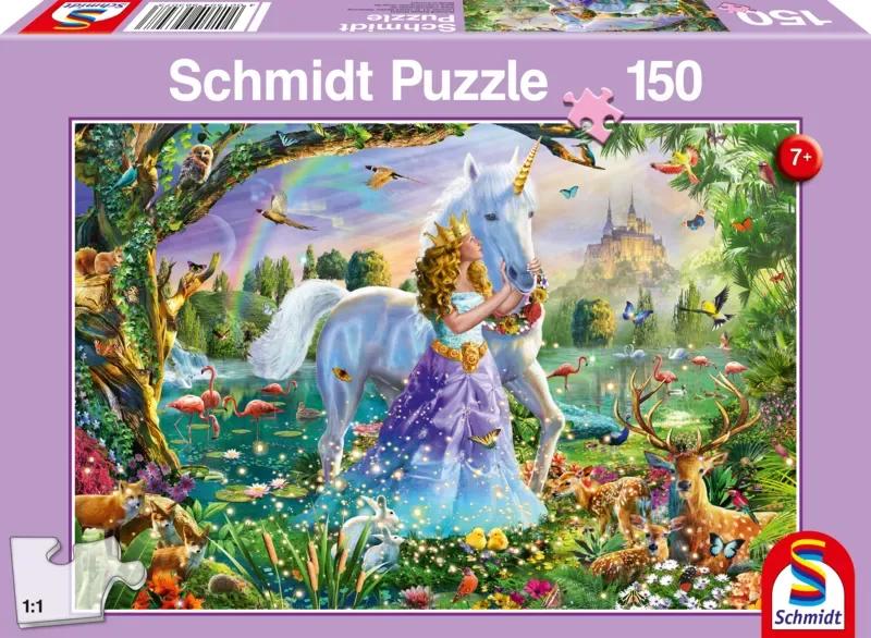 Puzzle Princesse avec sa Licorne - 150 à 199 pièces van Schmidt Spiele – doos 2 van 2