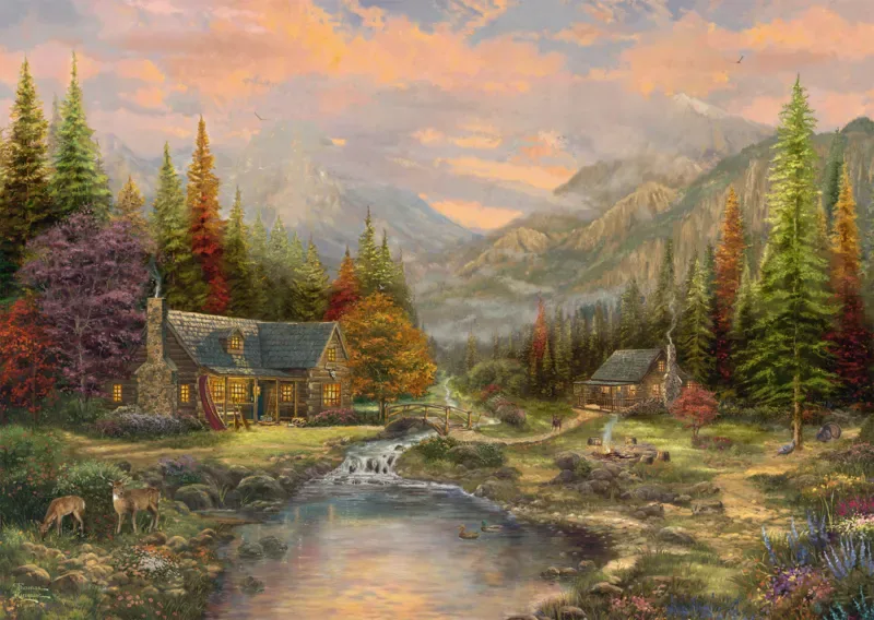 Puzzle Puzzle en bois - Le Ruisseau de Montagne - 1000 pièces from Schmidt Spiele – box