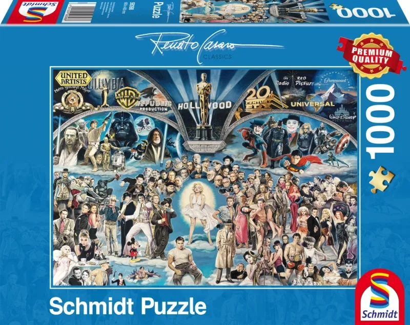 Puzzle Renato Casaro - Hollywood - 1000 pièces de Schmidt Spiele – boîte 2 sur 2