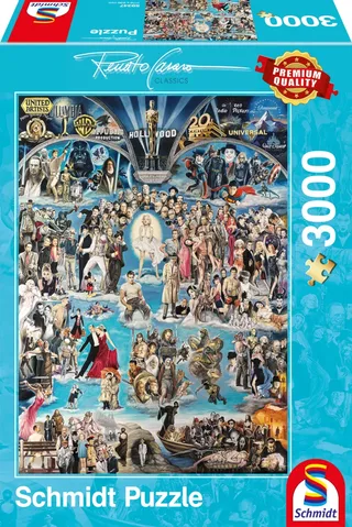 Puzzle Renato Casaro - Hollywood XXL - 3000 pièces van Schmidt Spiele – doos 2 van 2