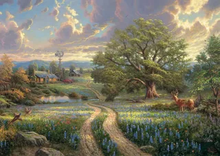 Puzzle Résidence Champêtre - 1000 pièces de Schmidt Spiele – boîte 1 sur 2