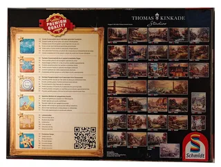 Puzzle Schmidt 58463 Puzzle-Set Thomas Kinkade Haus am Brunnen 1000 Teile, 1000 Puzzleteile de Schmidt Spiele, édition Multicolore – boîte 2 sur 2