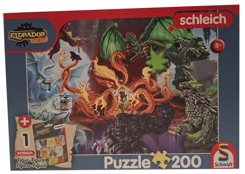 Puzzle Schmidt Puzzle Eldrador Creatures Fiese Kreaturen Puzzle-Set, 200 Puzzleteile de Schmidt Spiele, édition Multicolore – boîte 1 sur 2