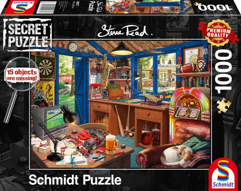 Puzzle Secret Puzzle - Atelier du Père - 1000 pièces van Schmidt Spiele – doos 2 van 2