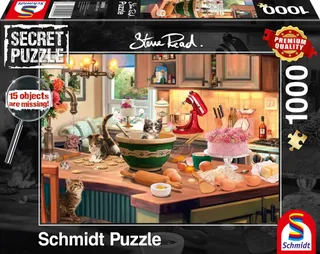 Puzzle Secret Puzzle - Dans la Cuisine - 1000 pièces de Schmidt Spiele – boîte 2 sur 2