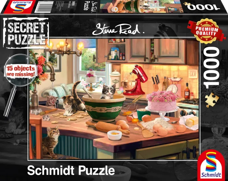 Puzzle Secret Puzzle - Dans la Cuisine - 1000 pièces de Schmidt Spiele – boîte 2 sur 2