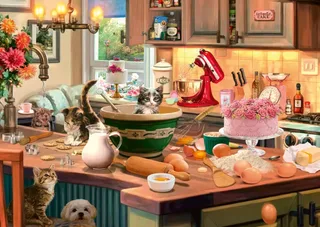 Puzzle Secret Puzzle - Dans la Cuisine - 1000 pièces de Schmidt Spiele – boîte 1 sur 2