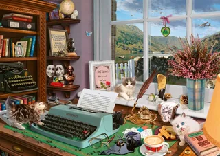 Puzzle Secret Puzzle - Steve Read: Au Bureau - 1000 pièces van Schmidt Spiele – doos 1 van 2