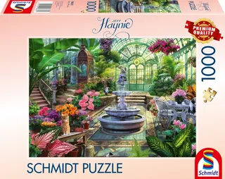 Puzzle Serre Victorienne - 1000 pièces van Schmidt Spiele – doos 2 van 2