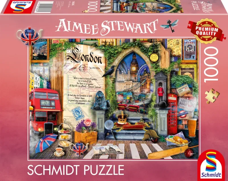 Puzzle Souvenirs de Londres - 1000 pièces van Schmidt Spiele – doos 2 van 2
