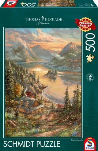 Puzzle Splendeur au Bord du Lac - 500 à 999 pièces de Schmidt Spiele – boîte 2 sur 2