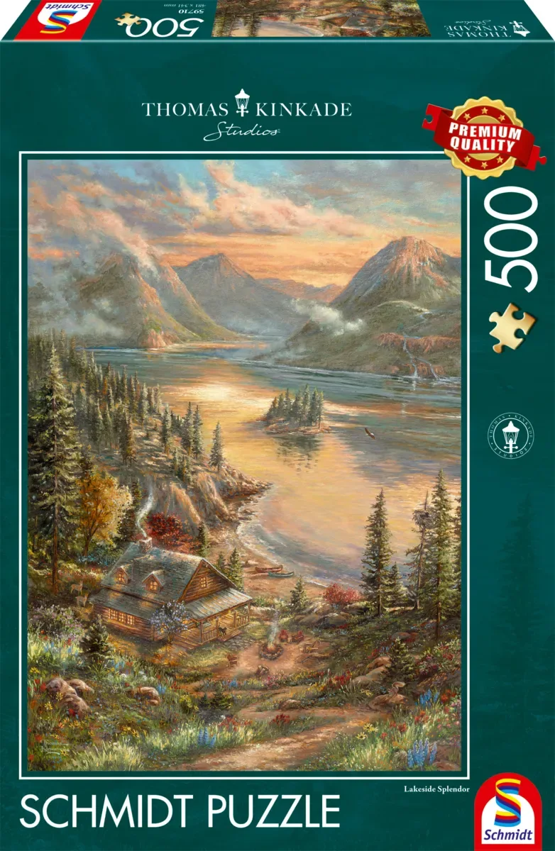 Puzzle Splendeur au Bord du Lac - 500 à 999 pièces de Schmidt Spiele – boîte 2 sur 2
