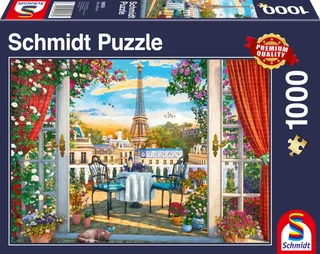 Puzzle Terrasse à Paris - 1000 pièces van Schmidt Spiele – doos 2 van 2