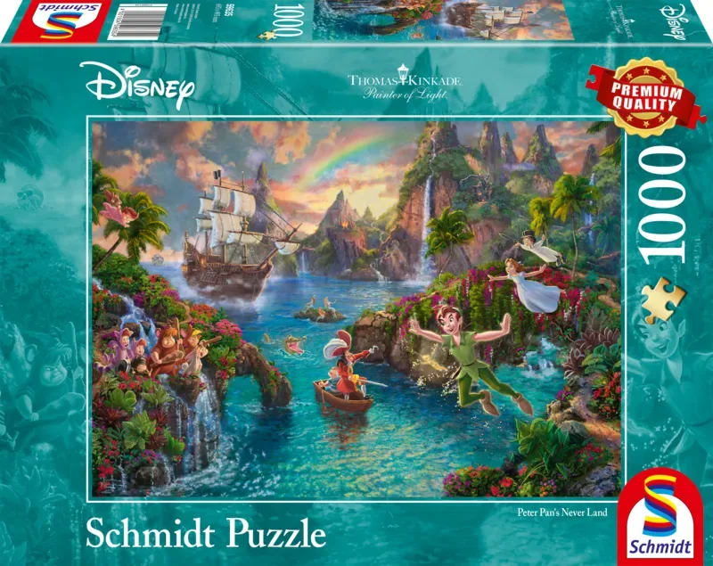 Puzzle Thomas Kinkade, Disney - Peter Pan - 1000 pièces van Schmidt Spiele – doos 2 van 2