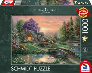 Puzzle Thomas Kinkade - Retraite Chérie - 1000 pièces van Schmidt Spiele – doos 2 van 2