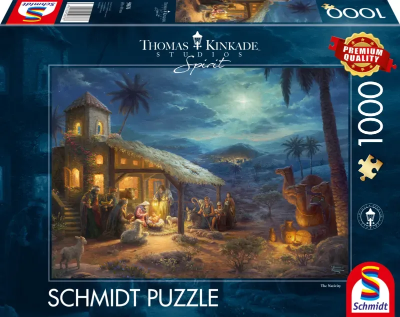 Puzzle Thomas Kinkade, Spirit, la Naissance de Jésus - 1000 pièces von Schmidt Spiele – Schachtel 2 von 2