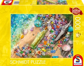 Puzzle Trouvailles Marines Étincelantes - 1000 pièces de Schmidt Spiele – boîte 2 sur 2