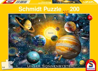 Puzzle Unser Sonnensystem (en Allemand) - 200 à 499 pièces van Schmidt Spiele – doos 2 van 2