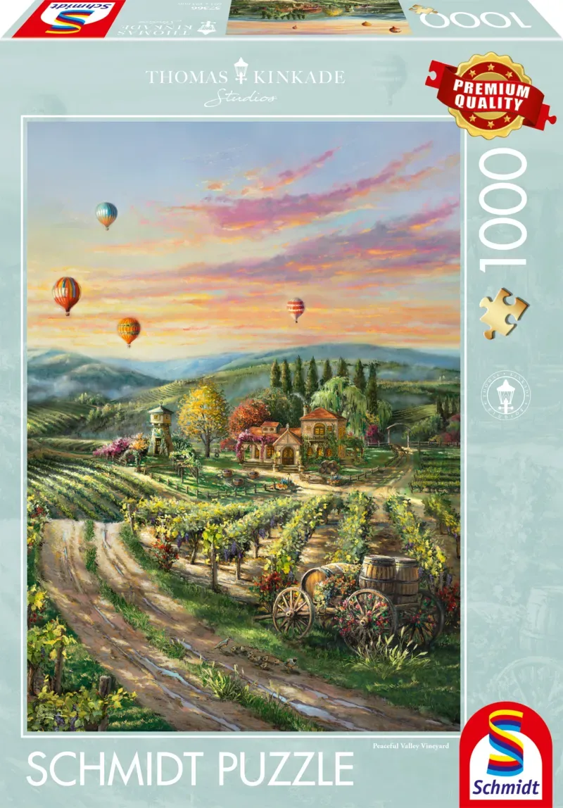 Puzzle Vignoble Paisible - 1000 pièces van Schmidt Spiele – doos 2 van 2