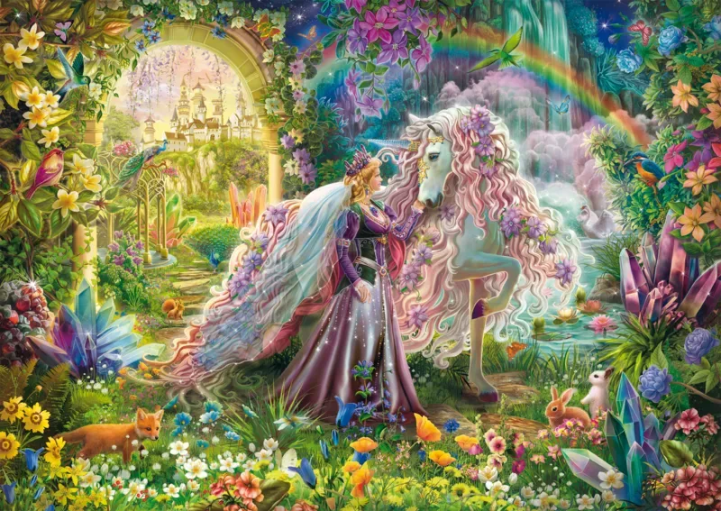 Puzzle Voyage de Rêve avec une Licorne - 500 à 999 pièces van Schmidt Spiele – doos