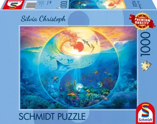 Puzzle Yin & Yang - Au Royaume des Animaux Marins - 1000 pièces von Schmidt Spiele – Schachtel 2 von 2
