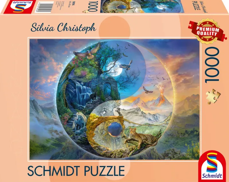 Puzzle Yin & Yang - Le Monde des Montagnes - 1000 pièces van Schmidt Spiele – doos 2 van 2