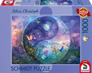 Puzzle Yin & Yang - Le Monde Fantastique des Insectes - 1000 pièces de Schmidt Spiele – boîte 2 sur 2
