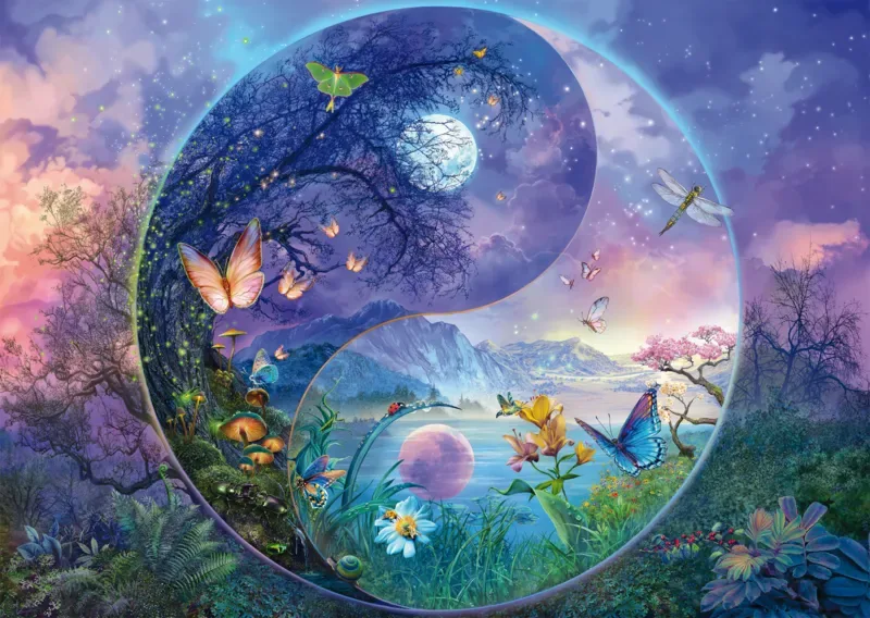 Puzzle Yin & Yang - Le Monde Fantastique des Insectes - 1000 pièces de Schmidt Spiele – boîte 1 sur 2