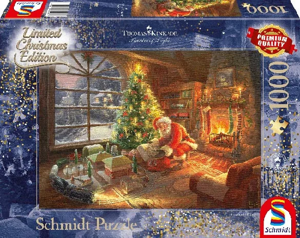Santa Claus is here (1000) - Schmidt Legpuzzel de Schmidt Spiele – boîte